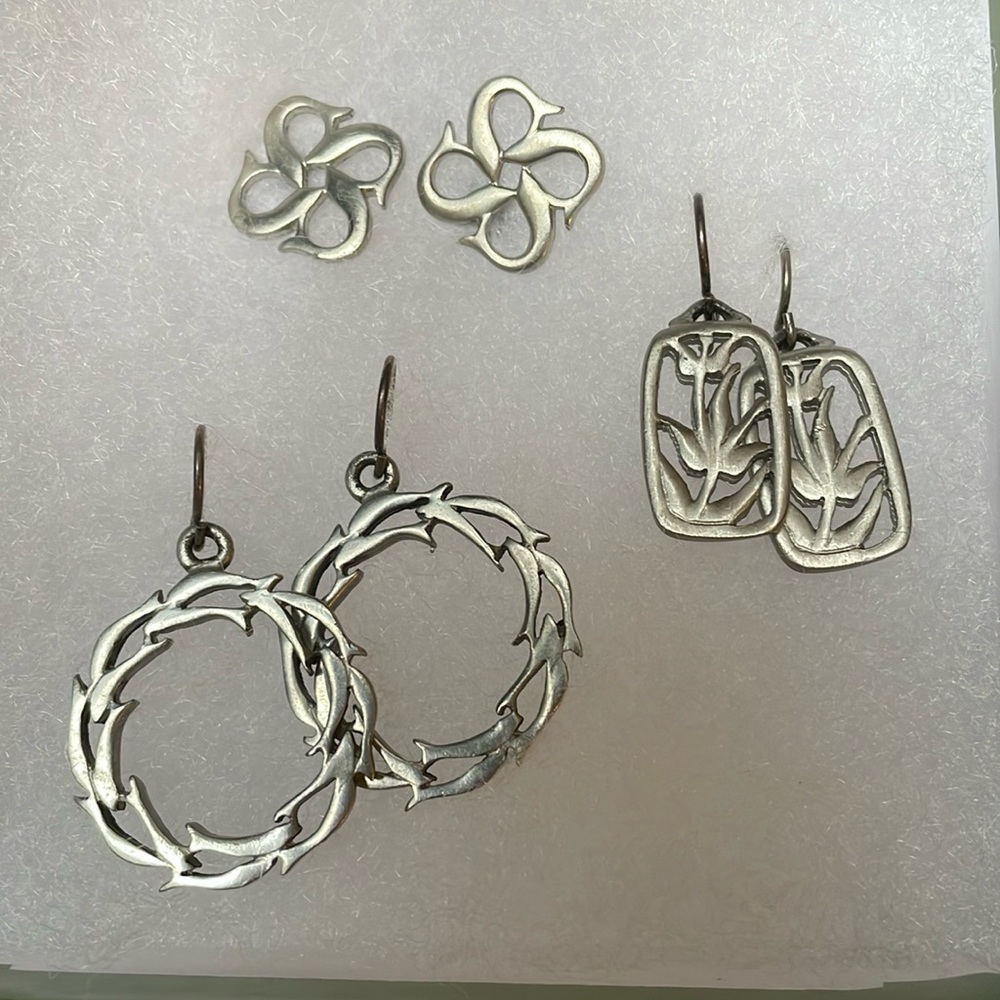 Lovell Designs Pewter Earrings